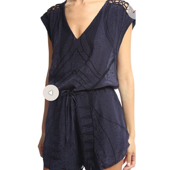 IRO AUSTIN ROMPER - NAVY NWT Size 40/ US 8 - Picture 4 of 11